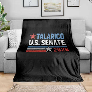 James Talarico US Senate 2026 Throw Blanket Texas Senate Race Stars and Stripes