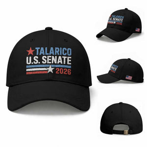 James Talarico US Senate 2026 Baseball Cap Texas Senate Race Stars and Stripes