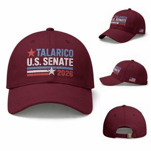James Talarico US Senate 2026 Baseball Cap Texas Senate Race Stars and Stripes