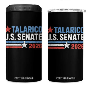James Talarico US Senate 2026 4 in 1 Can Cooler Tumbler Texas Senate Race Stars and Stripes