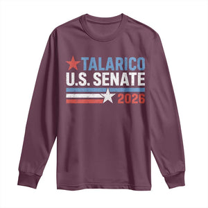 James Talarico US Senate 2026 Long Sleeve Shirt Texas Senate Race Stars and Stripes
