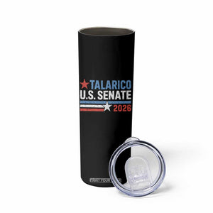 James Talarico US Senate 2026 Skinny Tumbler Texas Senate Race Stars and Stripes