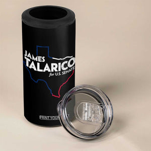 James Talarico for US Senate 4 in 1 Can Cooler Tumbler Texas Senate Race 2026