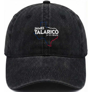 James Talarico for US Senate Washed Cotton Baseball Cap Texas Senate Race 2026
