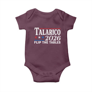 James Talarico 2026 Flip The Tables Baby Onesie Texas Senate