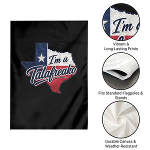 I Am A Talafreako James Talarico Garden Flag US Senate Vintage Texas Map