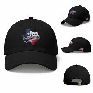 I Am A Talafreako James Talarico Baseball Cap US Senate Vintage Texas Map