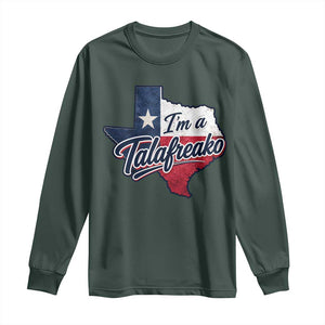 I Am A Talafreako James Talarico Long Sleeve Shirt US Senate Vintage Texas Map
