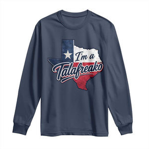 I Am A Talafreako James Talarico Long Sleeve Shirt US Senate Vintage Texas Map