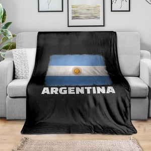 Vintage Argentina Flag Sun of May Argentinian Souvenir Throw Blanket