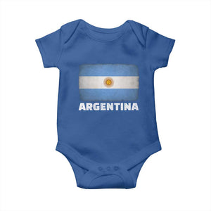 Vintage Argentina Flag Sun of May Argentinian Souvenir Baby Onesie
