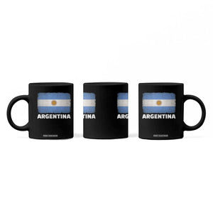 Vintage Argentina Flag Sun of May Argentinian Souvenir Coffee Mug
