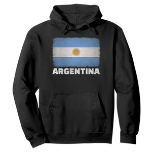 Vintage Argentina Flag Sun of May Argentinian Souvenir Hoodie