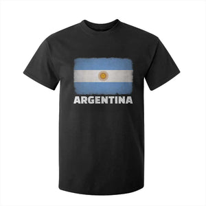 Vintage Argentina Flag Sun of May Argentinian Souvenir T Shirt For Kid