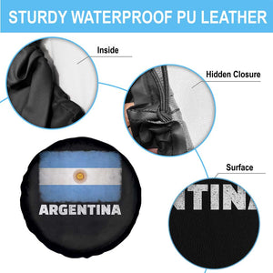 Vintage Argentina Flag Sun of May Argentinian Souvenir Spare Tire Cover