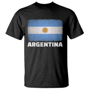 Vintage Argentina Flag Sun of May Argentinian Souvenir T Shirt