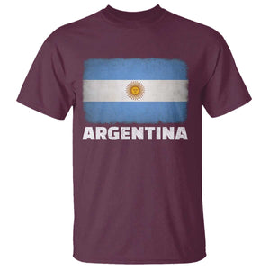 Vintage Argentina Flag Sun of May Argentinian Souvenir T Shirt