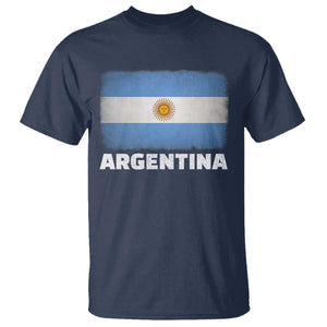 Vintage Argentina Flag Sun of May Argentinian Souvenir T Shirt