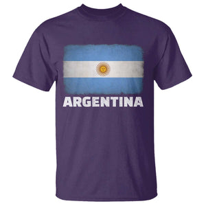 Vintage Argentina Flag Sun of May Argentinian Souvenir T Shirt