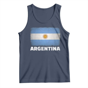 Vintage Argentina Flag Sun of May Argentinian Souvenir Tank Top