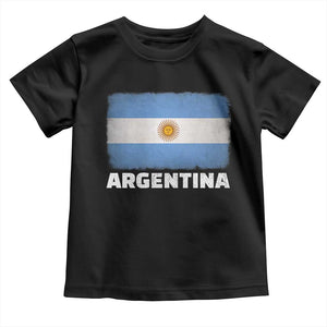 Vintage Argentina Flag Sun of May Argentinian Souvenir Toddler T Shirt