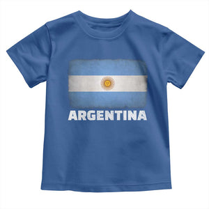 Vintage Argentina Flag Sun of May Argentinian Souvenir Toddler T Shirt