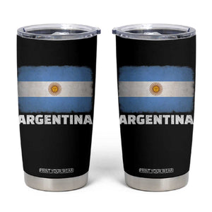 Vintage Argentina Flag Sun of May Argentinian Souvenir Tumbler Cup