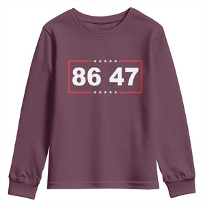 Vintage 8647 Youth Sweatshirt US Political FDT Stars And Stripes