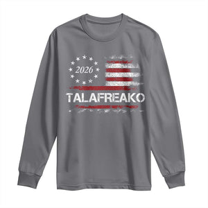 Talafreako James Talarico 2026 Long Sleeve Shirt US Senate Texas Vintage American Flag