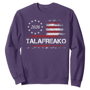 Talafreako James Talarico 2026 Sweatshirt US Senate Texas Vintage American Flag