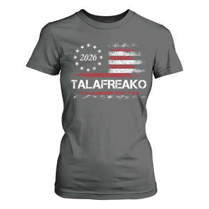 Talafreako James Talarico 2026 T Shirt For Women US Senate Texas Vintage American Flag