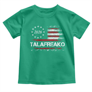 Talafreako James Talarico 2026 Toddler T Shirt US Senate Texas Vintage American Flag