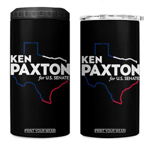 Ken Paxton for US Senate 4 in 1 Can Cooler Tumbler Texas Senate Race 2026