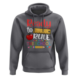 Ready To Rule The School Hoodie First Day Of School Ruler TS11 Charcoal Print Your Wear
