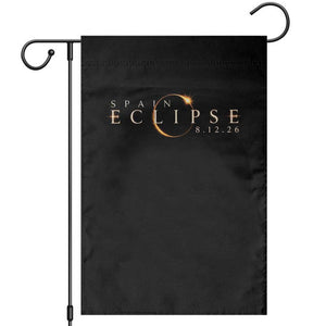 Spain Solar Eclipse 2026 Garden Flag August 12 2026 Total Eclipse