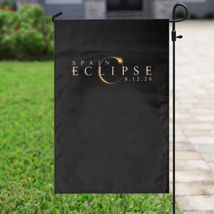 Spain Solar Eclipse 2026 Garden Flag August 12 2026 Total Eclipse