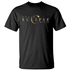 Spain Solar Eclipse 2026 T Shirt August 12 2026 Total Eclipse