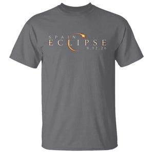 Spain Solar Eclipse 2026 T Shirt August 12 2026 Total Eclipse