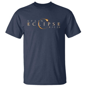 Spain Solar Eclipse 2026 T Shirt August 12 2026 Total Eclipse