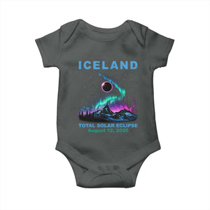Iceland Total Solar Eclipse 2026 Baby Onesie August 12 Eclipse Totality Chaser Aurora Northern Lights