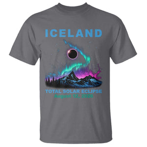 Iceland Total Solar Eclipse 2026 T Shirt August 12 Eclipse Totality Chaser Aurora Northern Lights