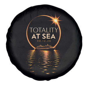 Total Solar Eclipse At Sea 2026 Spare Tire Cover Totality Eclipse Cruise