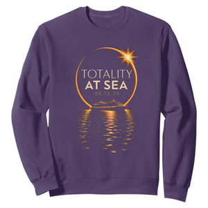 Total Solar Eclipse At Sea 2026 Sweatshirt Totality Eclipse Cruise