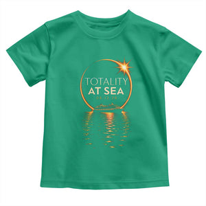 Total Solar Eclipse At Sea 2026 Toddler T Shirt Totality Eclipse Cruise