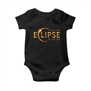 Iceland Eclipse 2026 Baby Onesie August 12 26 Solar Eclipse Totality