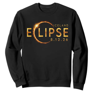 Iceland Eclipse 2026 Sweatshirt August 12 26 Solar Eclipse Totality