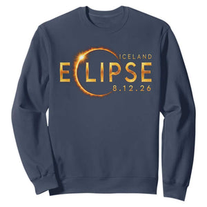 Iceland Eclipse 2026 Sweatshirt August 12 26 Solar Eclipse Totality