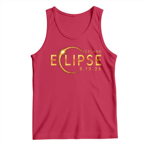 Iceland Eclipse 2026 Tank Top August 12 26 Solar Eclipse Totality