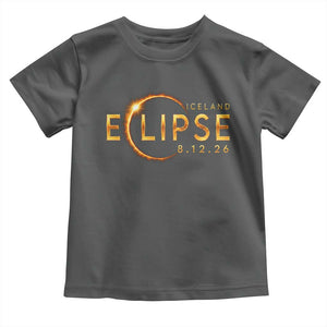 Iceland Eclipse 2026 Toddler T Shirt August 12 26 Solar Eclipse Totality