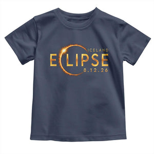 Iceland Eclipse 2026 Toddler T Shirt August 12 26 Solar Eclipse Totality